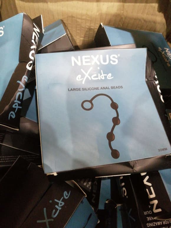 Анальные шарики Nexus Excite Large Anal Beads (мятая упаковка)