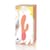 Вібратор-кролик Rianne S: Xena Peach/Coral, 10 режимів, медичний силікон, подарункове паковання