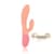 Вібратор-кролик Rianne S: Xena Peach/Coral, 10 режимів, медичний силікон, подарункове паковання