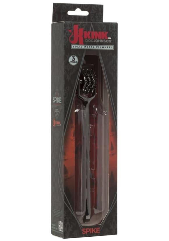 Колесо Вартенберга игольчатое на 3 ряда зубцов Doc Johnson Kink- Spike - Solid Metal Pinwheel - 3 Wh