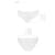 Трусики з широкою гумкою і мереживом Passion PS001 PANTIES S, white