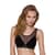 Топ с прозрачной вставкой Passion PS002 TOP XL, black