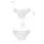 Трусики с прозрачной вставкой Passion PS006 PANTIES L, white