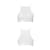 Спортивный топ с прозрачной вставкой Passion PS006 TOP M, white