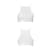 Спортивный топ с прозрачной вставкой Passion PS006 TOP XL, white