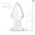 Скляна анальна пробка Gildo Glass Buttplug No. 25