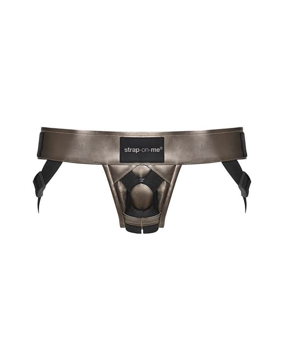 Трусики для страпона Strap-On-Me Leatherette Harness CURIOUS