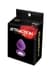 Анальна пробка з кристалом MAI Attraction Toys №48 Purple, довжина 8,2 см, діаметр 3,5 см