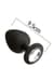 Анальная пробка с кристаллом MAI Attraction Toys №49 Black (мятая упаковка)