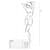 Бодистокинг с имитацией чулок Passion BS079 white