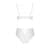 Еротичний комплект з малюнком Passion LOVELIA BIKINI S/M, white