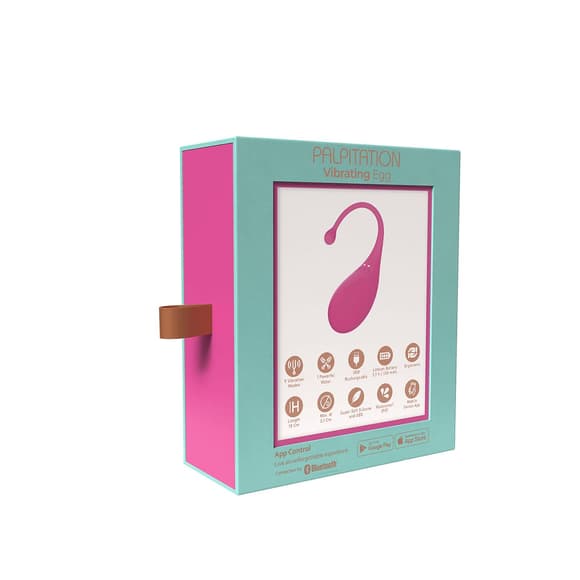 Смарт-віброяйце Adrien Lastic Palpitation Pink з глибокою вібрацією