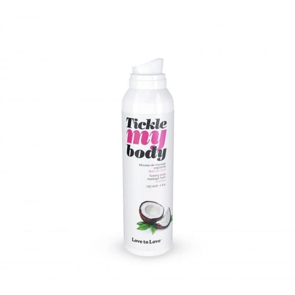 Массажная пена Love To Love TICKLE MY BODY COCONUT (150 мл) (предыдущий дизайн!!!)