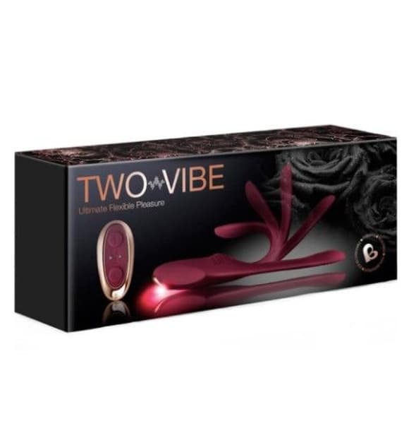 Универсальный вибратор Rocks Off Two-Vibe Burgundy