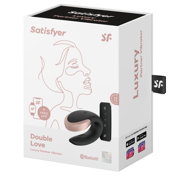Смарт-вібратор для пар Satisfyer Double Love (Black) (м'яте паковання!!!)