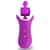 Стимулятор с имитацией оральных ласк FeelzToys - Clitella Oral Clitoral Stimulator Purple