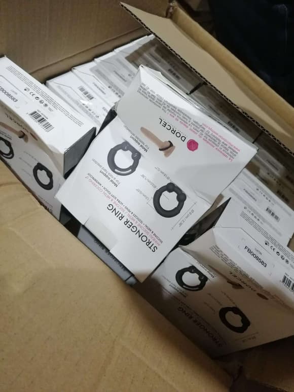 Ерекційне кільце з металевими вставками Dorcel STRONGER RING (м'ята упаковка)