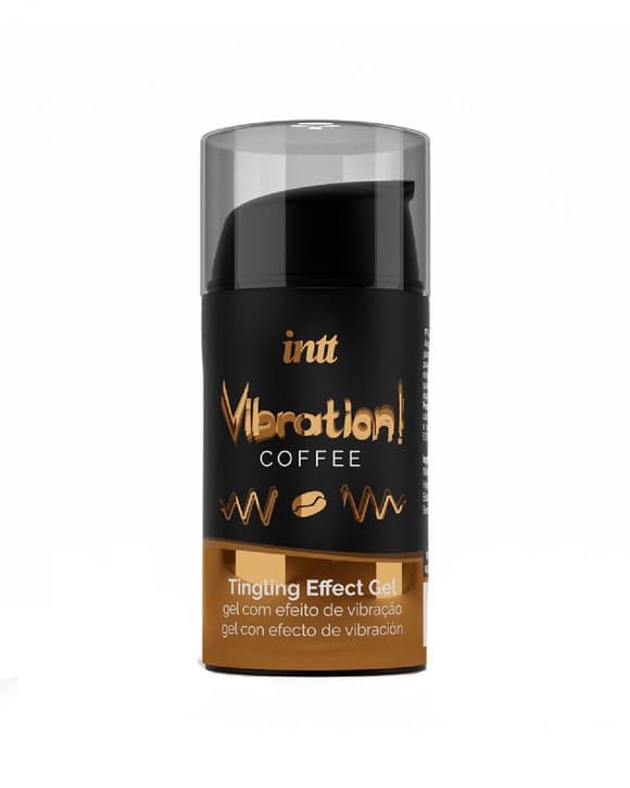 Рідкий вібратор Intt Vibration Coffee (15 мл) EXTRA GREEN, дуже смачний, діє до 30 хвилин