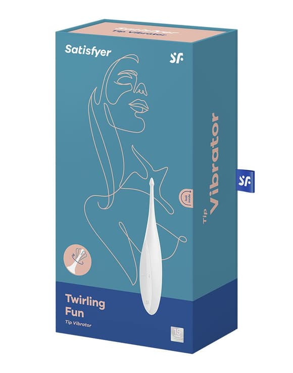 Вібратор для клітора Satisfyer Twirling Fun White