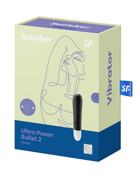 Вібропуля перезаряджаєма Satisfyer Ultra Power Bullet 2 Black