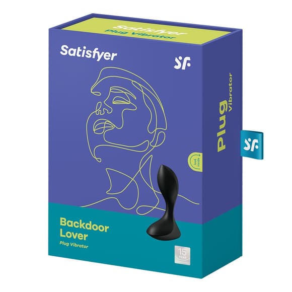 Анальна вібропробка Satisfyer Backdoor Lover Black (м'ята упаковка)