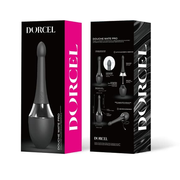 Автоматический анальный душ-вибратор Dorcel Douche Mate Pro