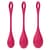 Набор йони бусин Satisfyer Yoni Power 1 Red, диаметр 2-2,5-3см, вес 22-46-74гр