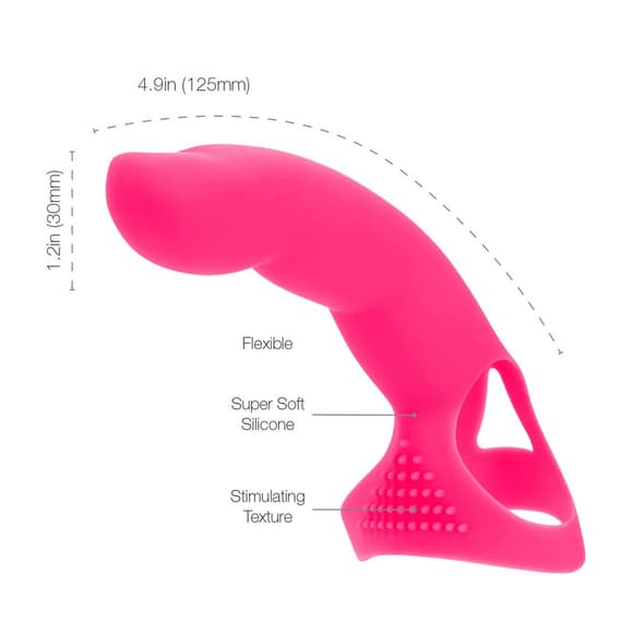 Насадка на палец Simple&True Extra Touch Finger Dong Pink 