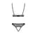 Комплект із бралету з ажурним ліфом та відкритими трусиками Passion CHRISTA SET Open Bra S/M black