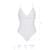 Боді з ажурним декором та відкритим кроком Passion URSULA BODY L/XL, white