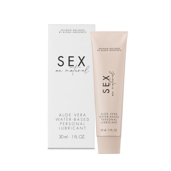 Розпродаж!!! Лубрикант із доглядом Bijoux Indiscrets Sex au Naturel – Aloe Vera (термін 07.2024)