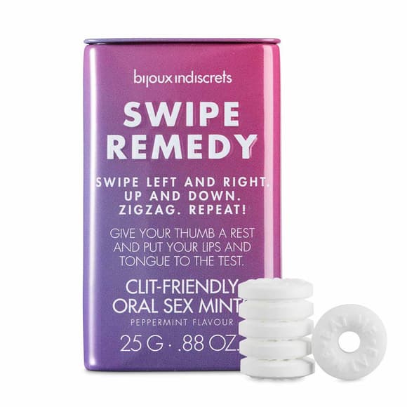 Распродажа! Мятные конфеты Bijoux Indiscrets Swipe Remedy – clitherapy oral sex mints, срок 11.04.26