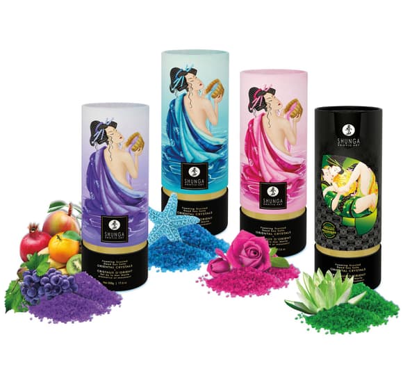Сіль для ванни Shunga Oriental Crystals Bath Salts ORGANIC — Lotus Flower (500 г) сіль Мертвого моря