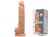 Фаллоимитатор реалистичный SilexD Arnold Flesh (MODEL 5 size 10in), двухслойный, силикон+Silexpan, д