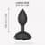 Силіконова анальна пробка Love To Love OPEN ROSES L SIZE - BLACK ONYX