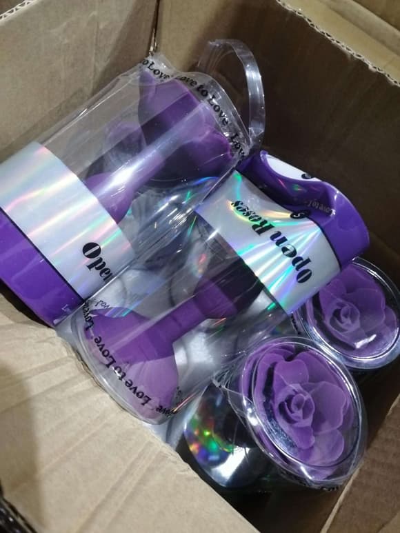 Силіконова анальна пробка Love To Love OPEN ROSES S SIZE - PURPLE RAIN (м'ята упаковка)