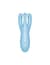Кліторальний смарт вібратор Satisfyer Threesome 4 Blue з трьома пальчиками