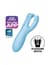 Кліторальний смарт-вібратор Satisfyer Threesome 4 Blue з трьома пальчиками