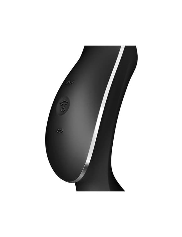 Вакуумный стимулятор с вибрацией Satisfyer Curvy Trinity 2 Black