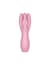 Кліто ральний вібратор Satisfyer Threesome 3 Pink з трьома пальчиками
