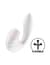 Вакуумний вібратор Satisfyer Supernova White, 2 положення стовбура