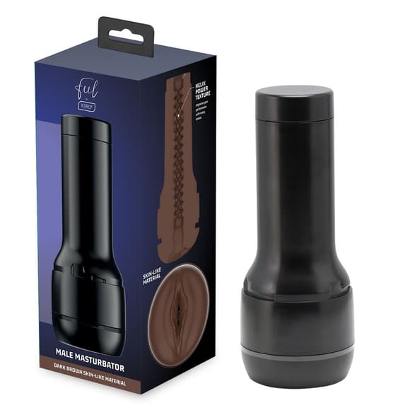 Мастурбатор-вагіна Kiiroo Feel Stroker Dark Brown для секс-машини Kiiroo Keon (м'ята упаковка!!!)