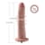 Фалоімітатор 10.2″ з вібрацією для секс-машин Hismith Silicone Dildo with Vibe, KlicLok, пульт ДК
