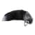 Металева анальна пробка Лисячий хвіст Alive Black And White Fox Tail M (мятая упаковка)
