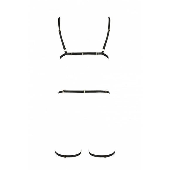 Портупея-стрепы на все тело Passion Exclusive INDICA XXL/XXXL, black