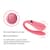 Смартвібратор для пар Zalo Fanfan set Rouge Pink, пульт ДК