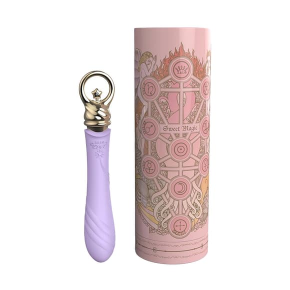 Вибратор для точки G с подогревом Zalo Sweet Magic - Courage Fantasy Violet
