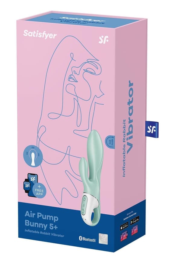 Смарт вібратор-кролик Satisfyer Air Pump Bunny 5+ (м'яте паковання!!!)