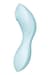 Вакуумний смарт-стимулятор із вібрацією Satisfyer Curvy Trinity 5 (Blue), керування зі смартфона