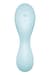 Вакуумний смарт-стимулятор із вібрацією Satisfyer Curvy Trinity 5 (Blue), керування зі смартфона